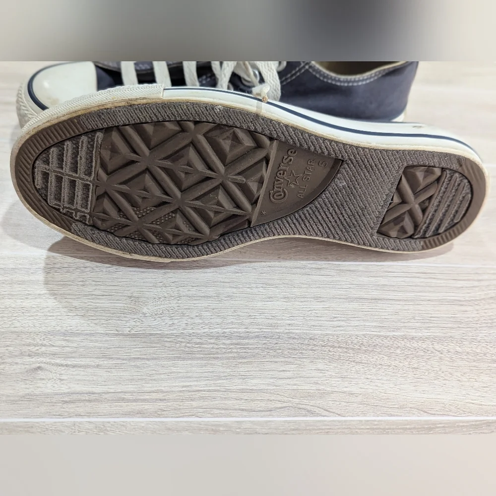 Converse Unisex Navy Blue White W: Size 7 M: Size 5 *NWOB